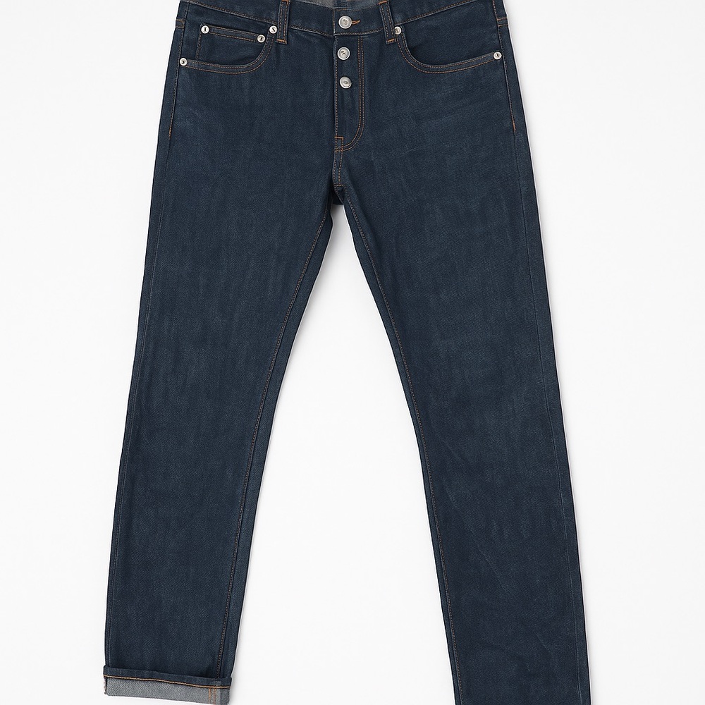A.P.C. Unisex Deep Blue Slim Straight fit Jeans